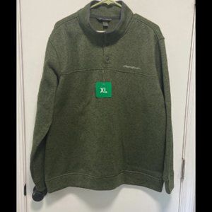 Eddie Bauer Radiator Snap From Fleece Pullover Men’s NEW Size XL